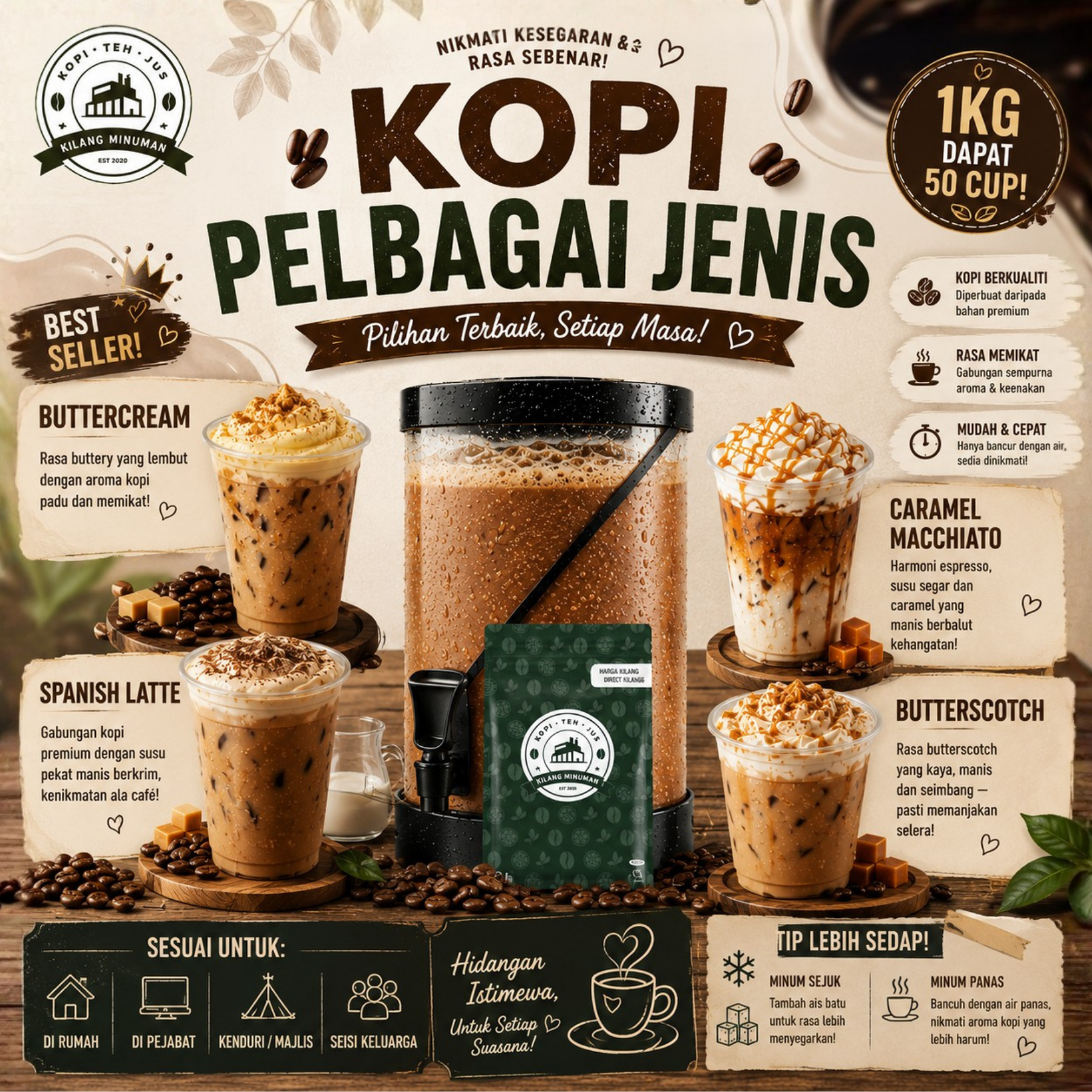 1KG Coffee Series