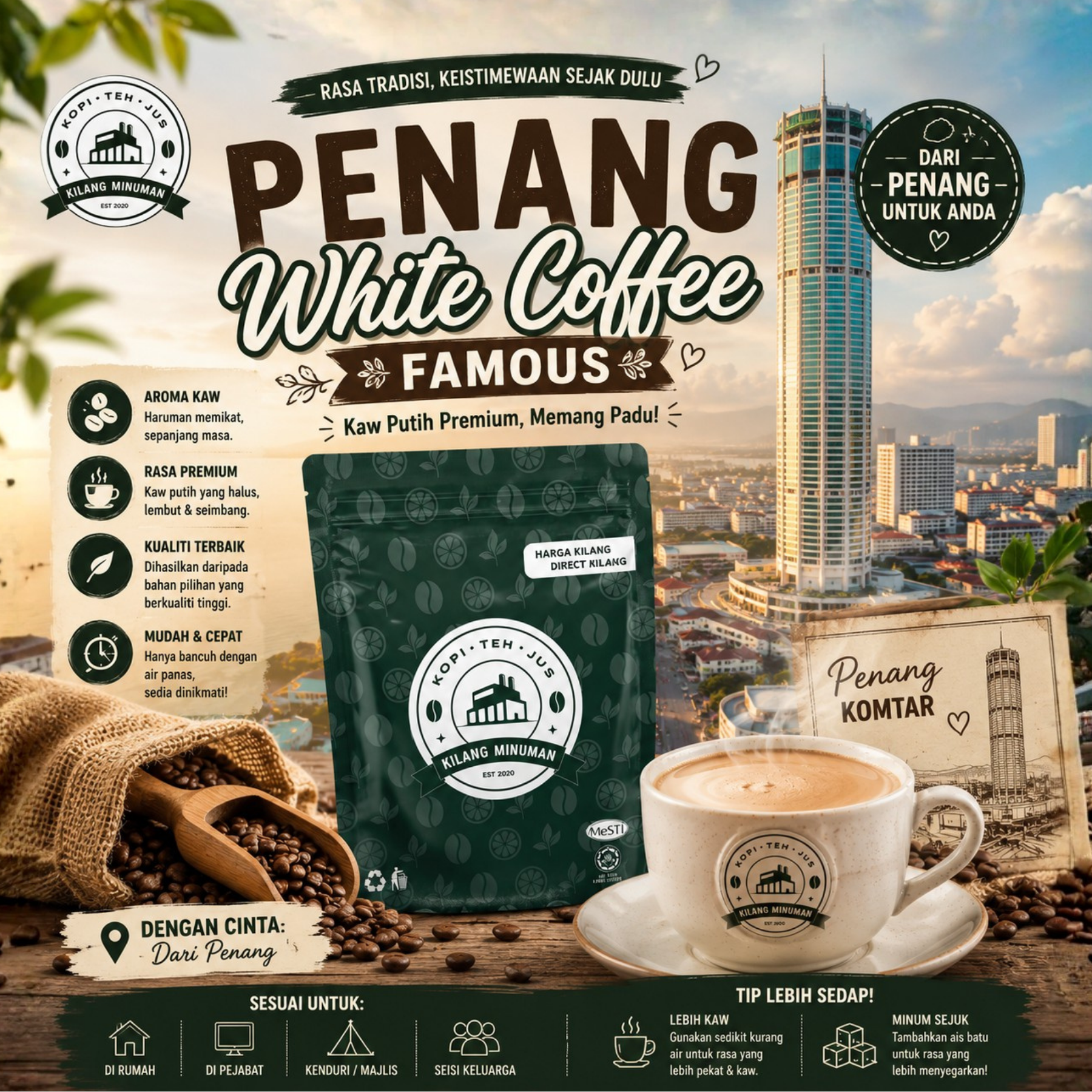 1KG WHITE COFFEE