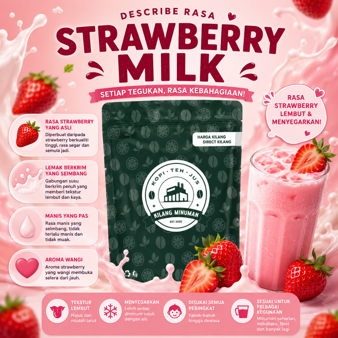 1KG STRAWBERRY MILK