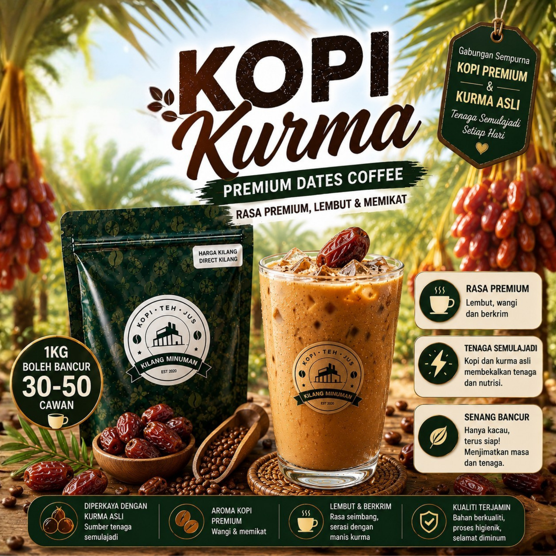 1KG KOPI TAMAR