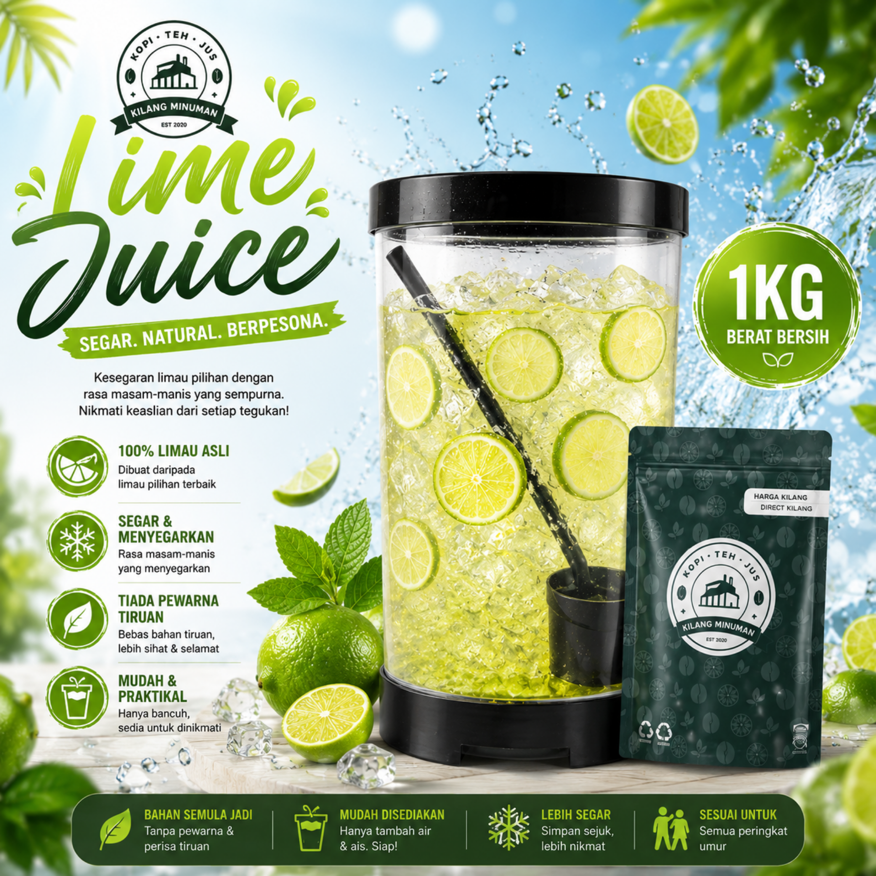 1KG LIME JUICE