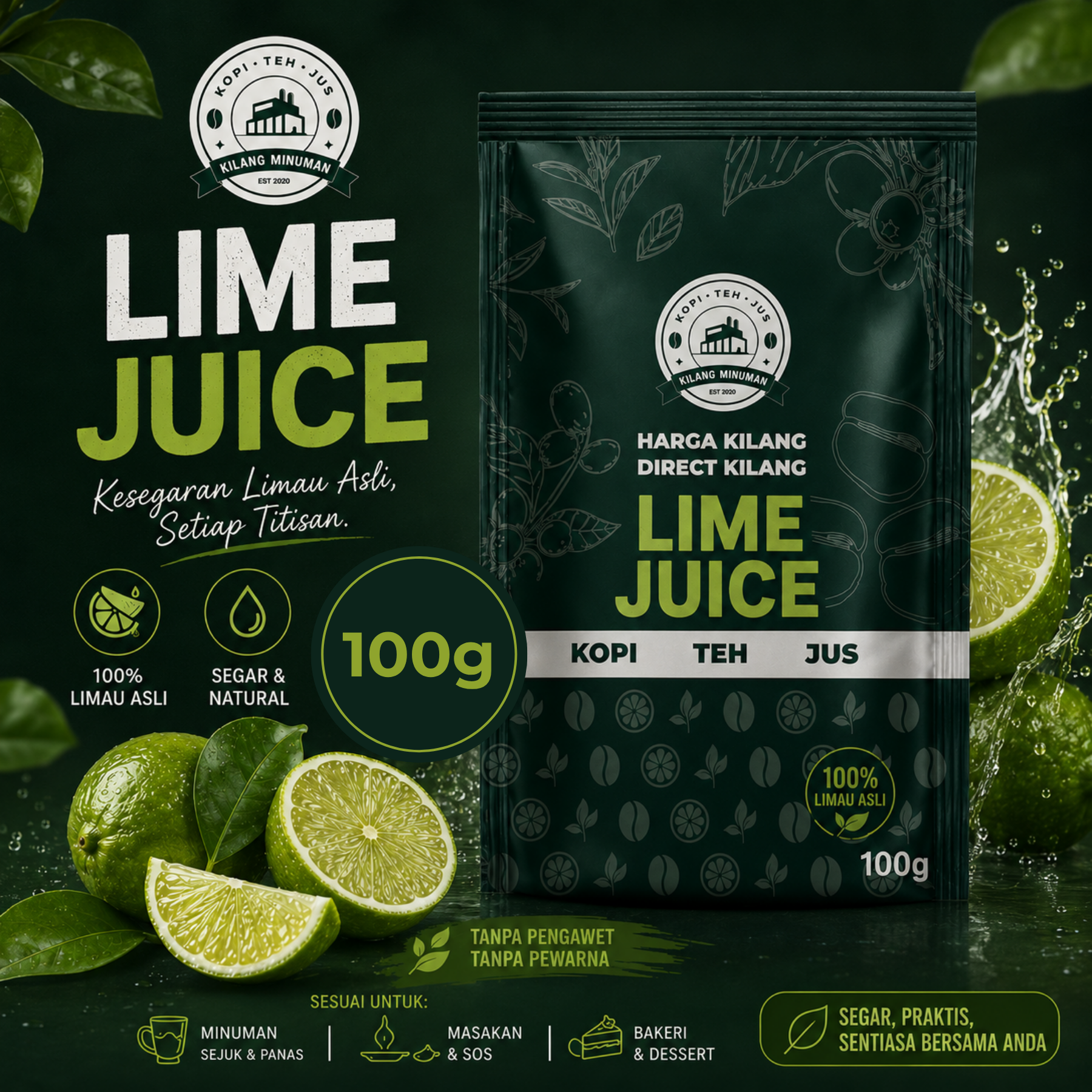 100g LIME JUICE