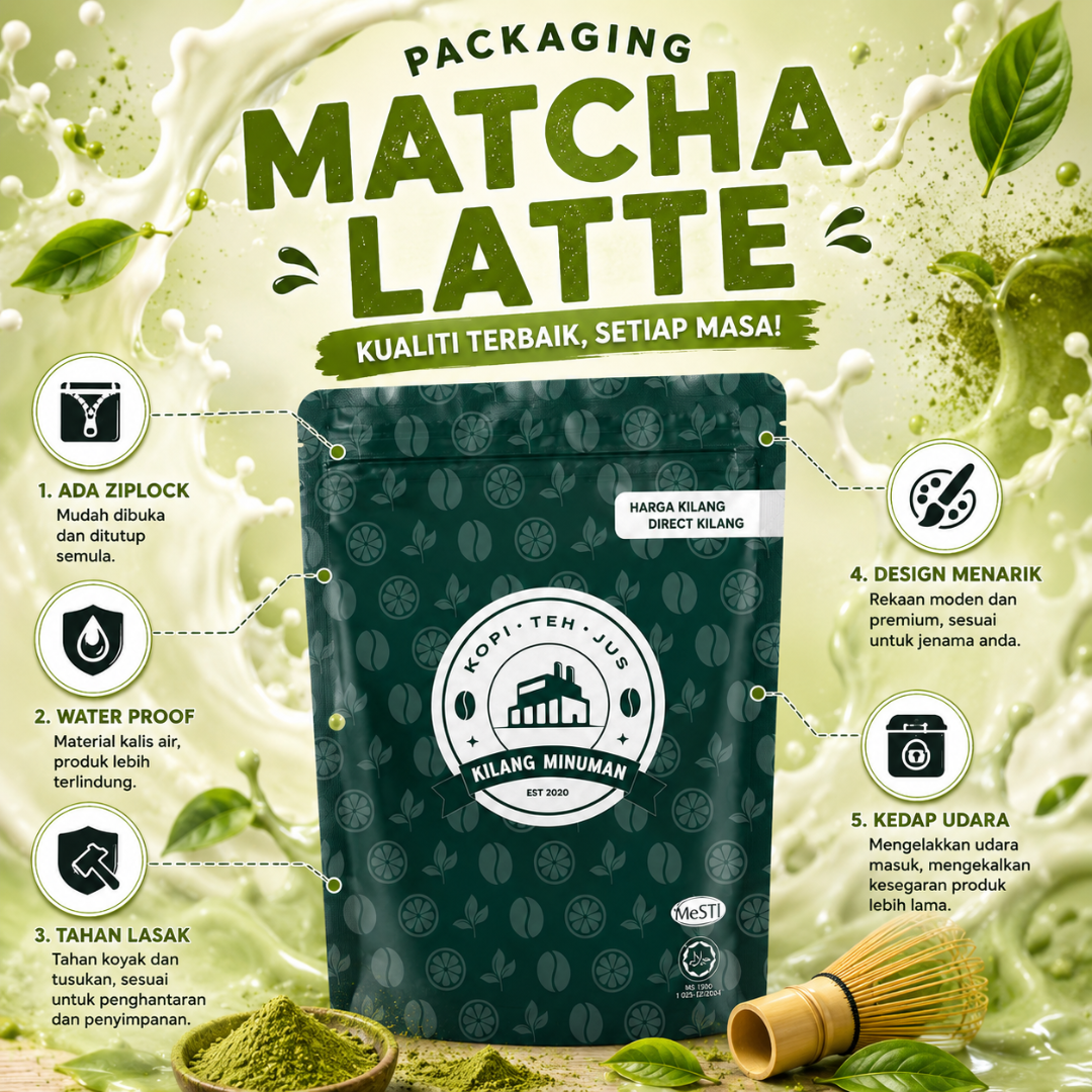 1KG MATCHA LATTE (PREMIUM JAPANESE)