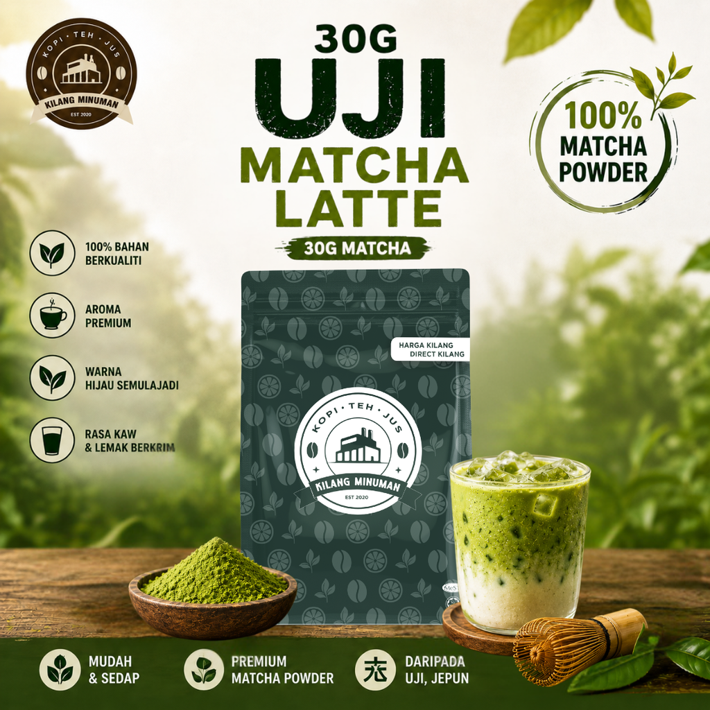 1KG MATCHA LATTE (PREMIUM JAPANESE)