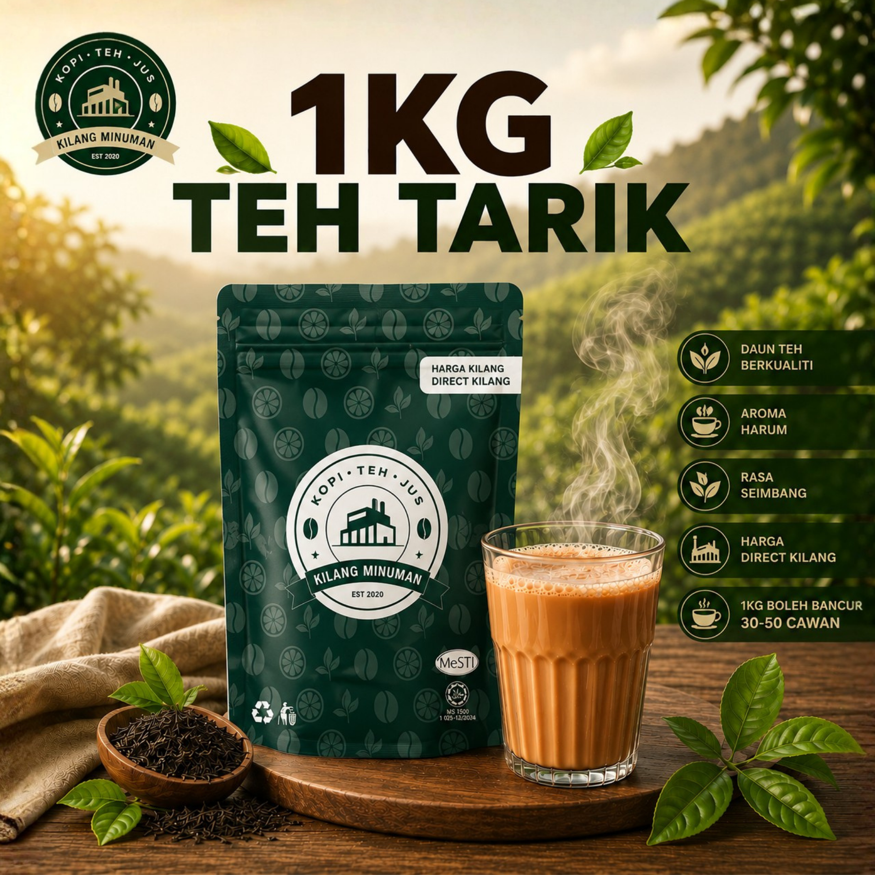 1KG TEH TARIK