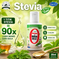 30ML STEVIA DROP BUKAN GULA ZERO SUGAR FROM JAPAN HARGA KILANG