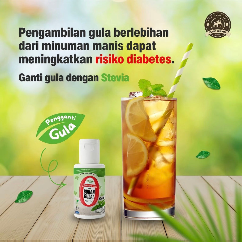 30ML STEVIA DROP BUKAN GULA ZERO SUGAR FROM JAPAN HARGA KILANG