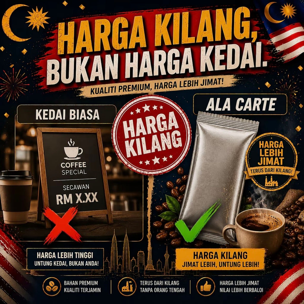 [ALA CARTE SACHET 30g] PELBAGAI PERISA SERBUK MINUMAN