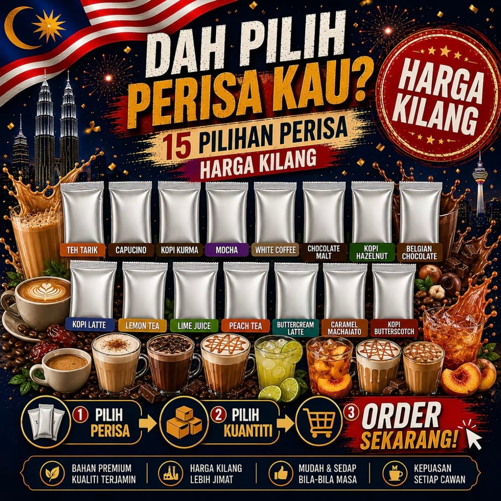 [ALA CARTE SACHET 30g] PELBAGAI PERISA SERBUK MINUMAN